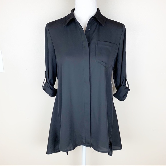 NWT Simply Vera Vera Wang chiffon blouse Size S. - Picture 6 of 8